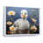 Cadre flottant blanc