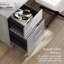 Bureau 72W avec tiroirs gris platine-1001774181