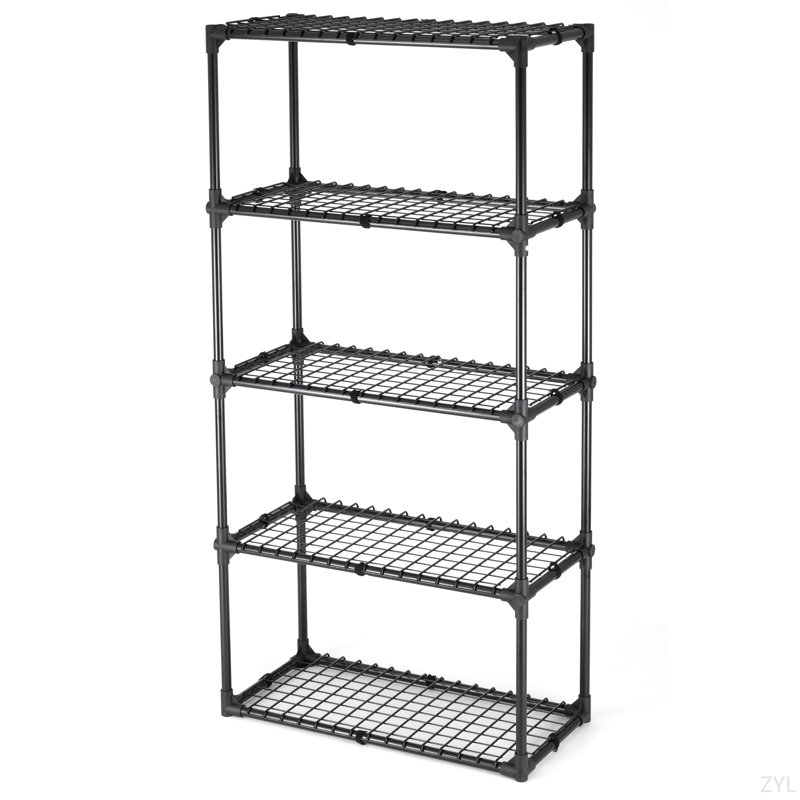 5-SHELF WIRE RACK(1PACK), 60" H x 29" W x 14" D