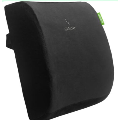 MemoryGel Lumbar Support Cushion - Ergonomic Back Pillow for Office Chair - Pain Relief & Posture Corrector - Cooling Gel Technology - Breathable Mesh Cover - Lower Back Support Pillow