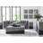 Grey Stone Block End Table