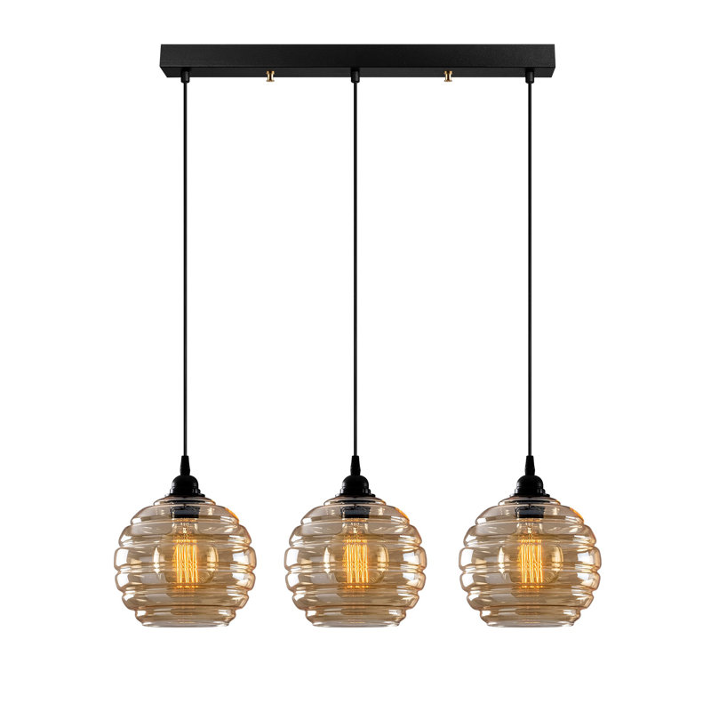 Premo 3 - Light Black Kitchen Island Pendant