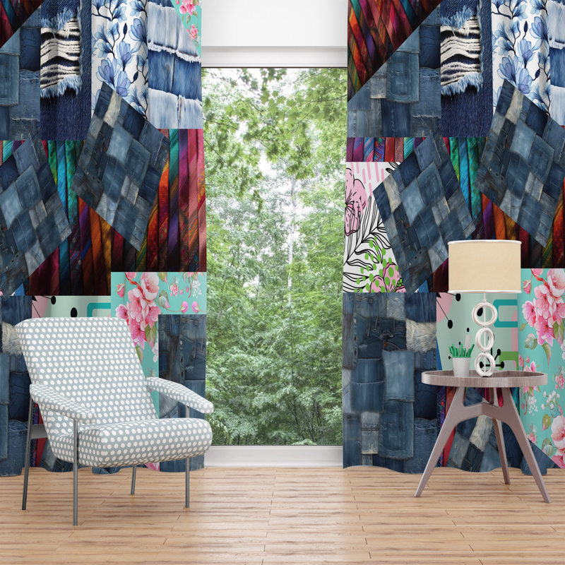 Rideau en polyester Giovedi, L 20 po x L 61 po