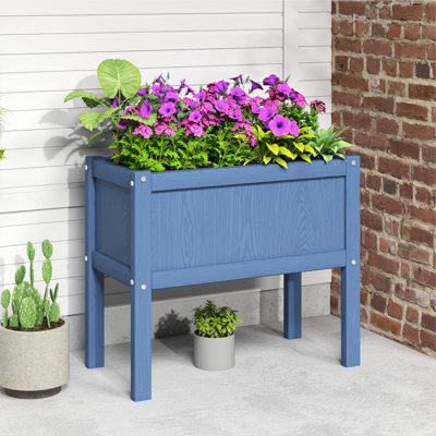 Nakirah Elevated Raised Planter Box HDPE Waterproof