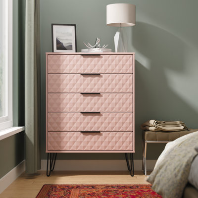 Talita 77cm W 5 - Drawer Chest of Drawers