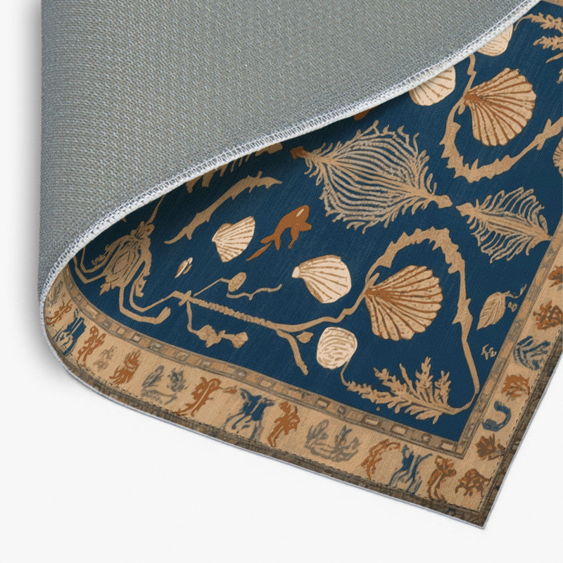 Tapis turc intérieur et extérieur gris, Rectangulaire 2 pi x 3 pi