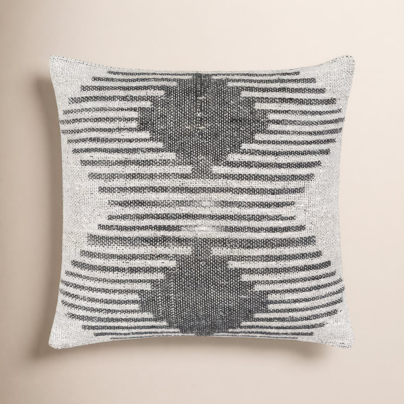 Mahala Geometric Modal Reversible Throw Pillow, 18" H x 18" W, No Fill