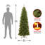 The Holiday Aisle® North Valley Spruce Pencil Slim Tree-716657137