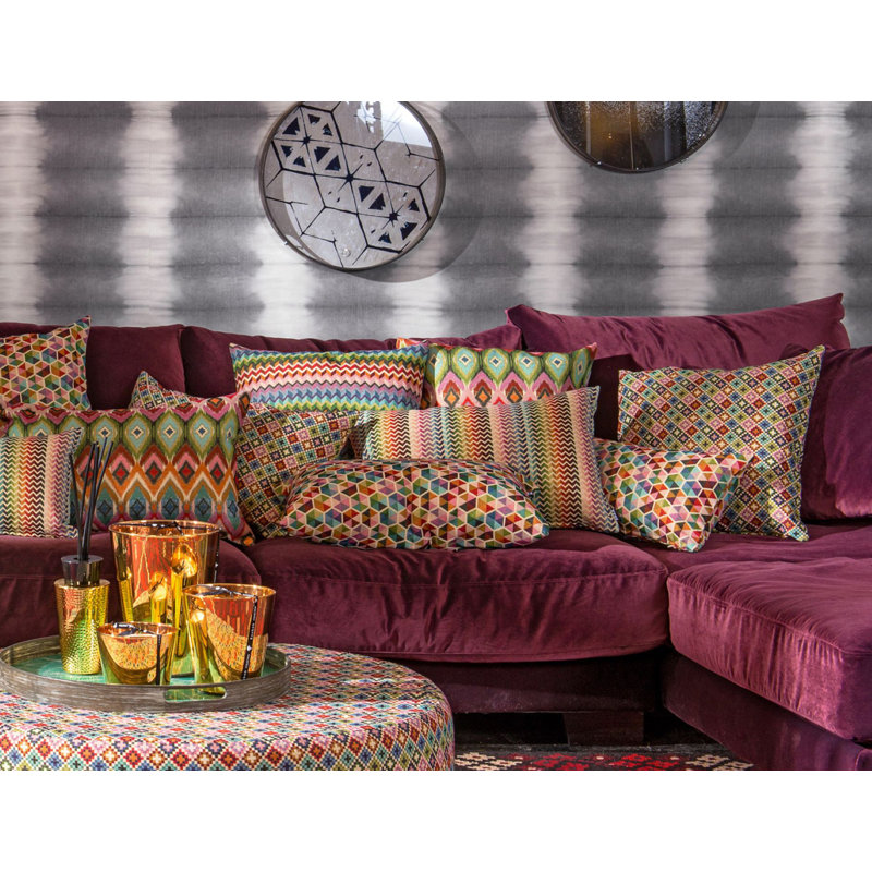 Taner Paisley Square Throw Cushion