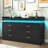 Hawah 6 Drawer Dresser (Two Sizes Available) with Charging Station and LED Light Strip-1155279308
