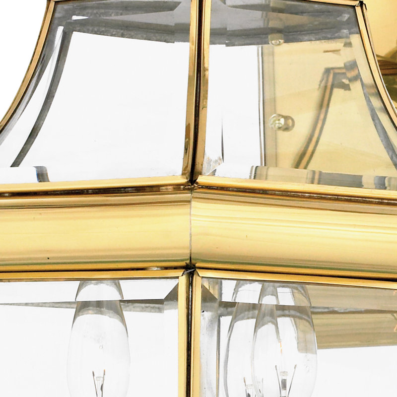 Ateeq Solid Brass Wall Light, Polished Brass