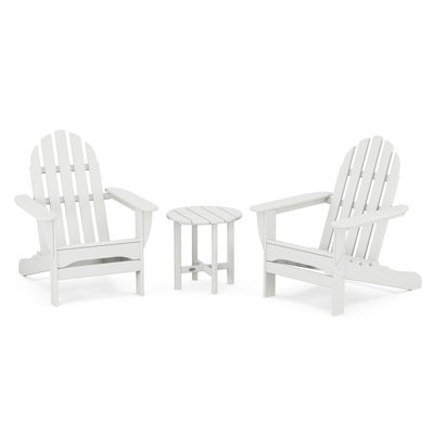 POLYWOOD Classic Adirondack 3 Piece Seating Group