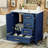 30" Modern Bathroom Cabinet with Sink Combo Set, Soft Closing Door and 3 Drawers-96333409