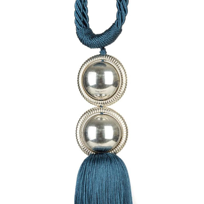 Brighton Fabric 38cm Curtain Tieback, Blue