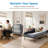 31" Portable Rollaway Bed With 5 Inch Memory Foam Mattress for Guest Use-187446621