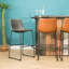Williams Upholstered Counter Stool with Metal Frame-30896585