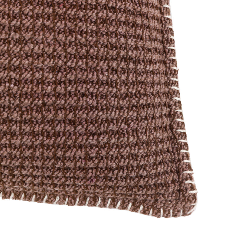 Square Cushion, Brown