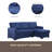 Upholstered Pull Out Sectional Sofa With Chaise-1194635777