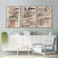 Abstrait abstrait graffiti noir neutre, impression d'art moderne minimaliste Mid-Century-102833265-102833267