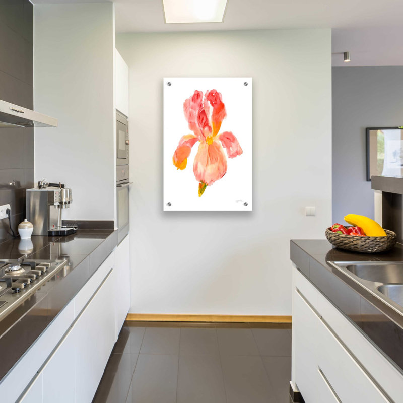«Sunset Blooms II» par Tim O'Toole, art mural en verre acrylique, H 36 po x l 24 po x P 0,2 po