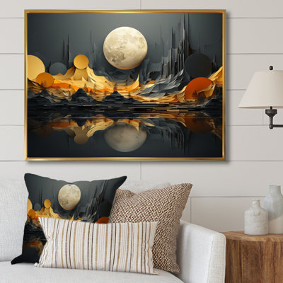 «River Flowing Waters Collage III», art mural moderne, salon