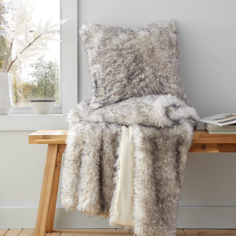 Arctic Fox Cosy Cushion