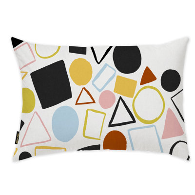 Coussin et insert géométrique lombaire