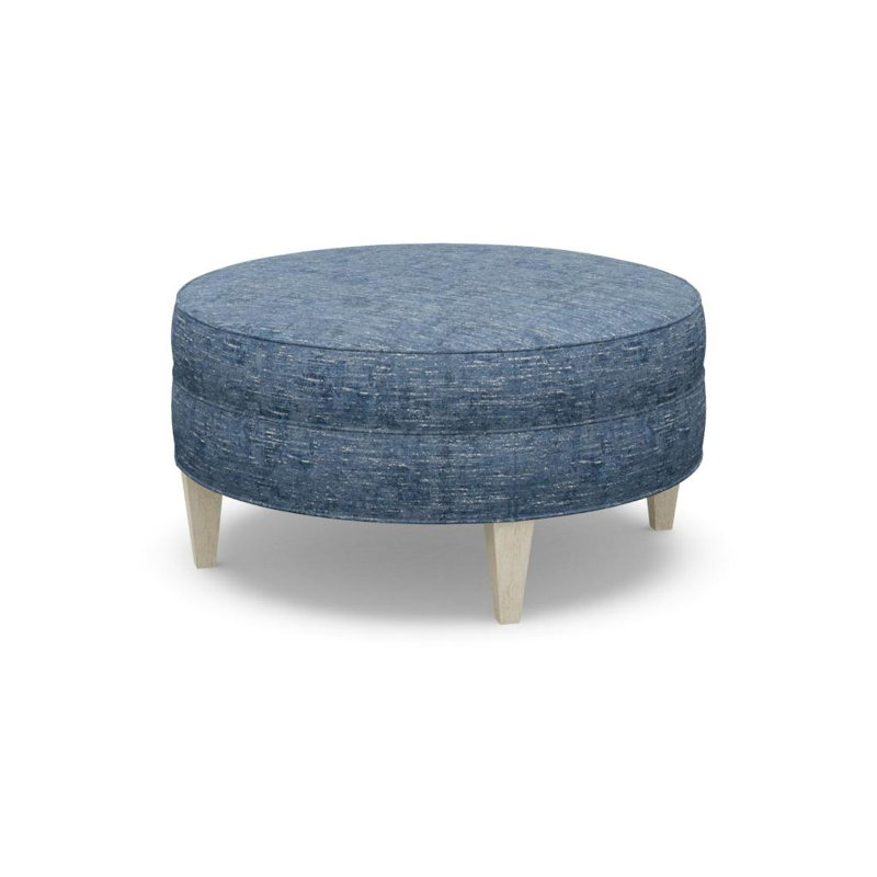 Ottoman Shop Round Ottoman, Sandstone, 9637-51