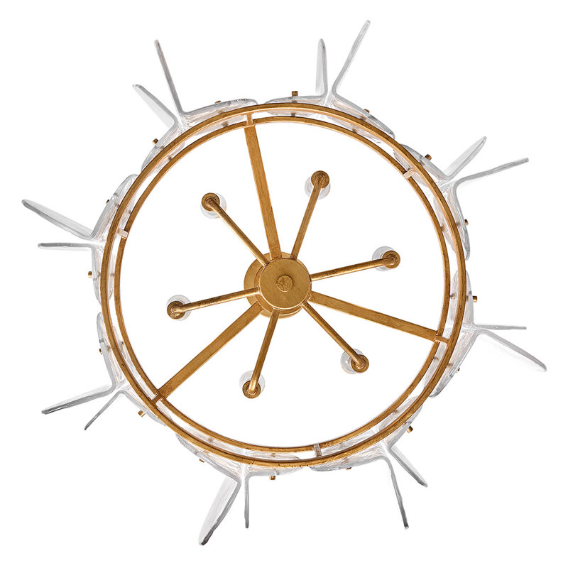Seraphina Chandelier, 10" H x 28.25" W x 28.25" D, 6