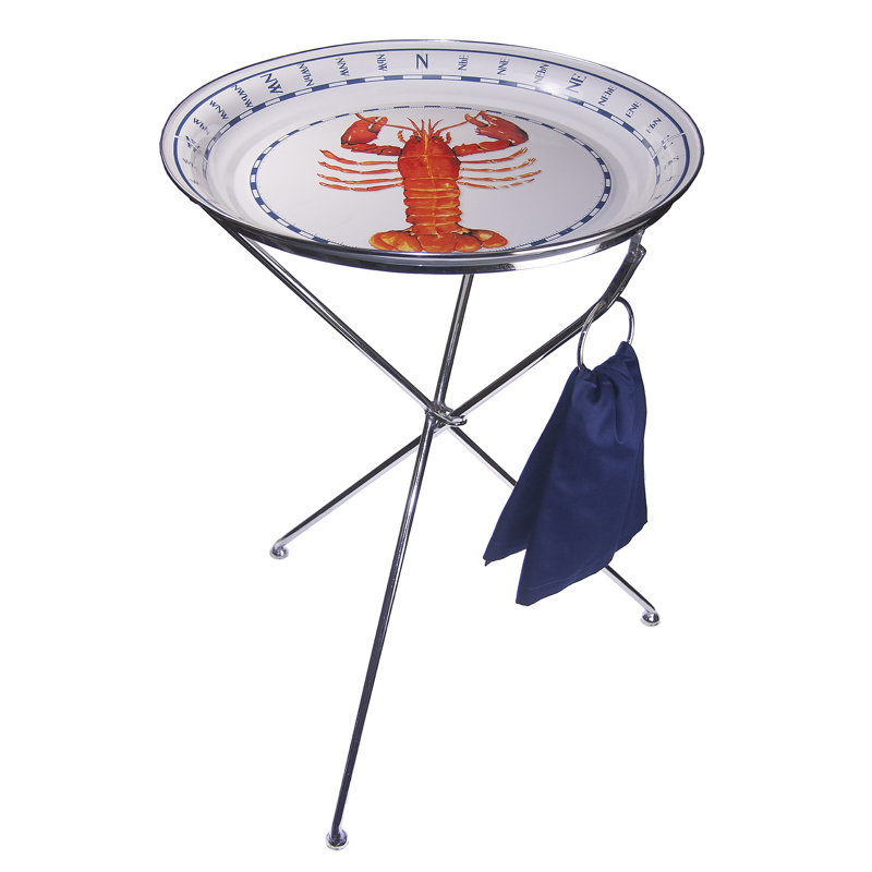Golden Rabbit Enamelware Stainless Steel Table Table Base
