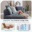 Fauteuil d'appoint rond surdimensionné 53 po - Chaise longue rembourrée en velours côtelé-550412239