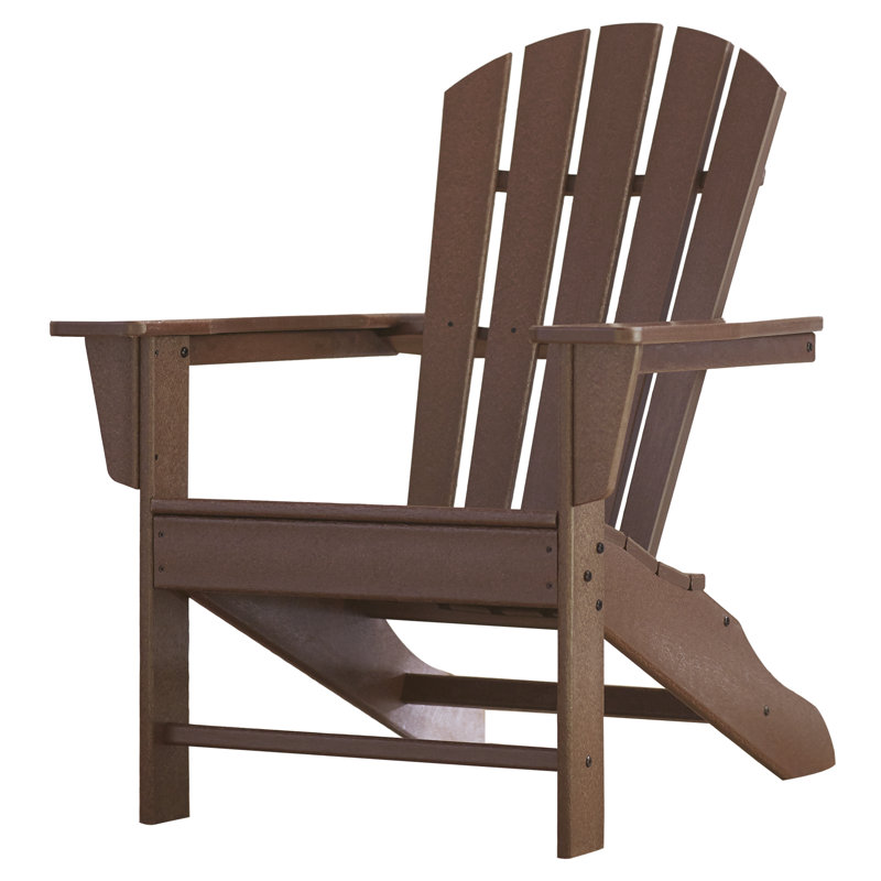 POLYWOOD Palm Coast Adirondack, Mahogany