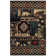 Rustic Southwestern Animal Print Washable Area Rug