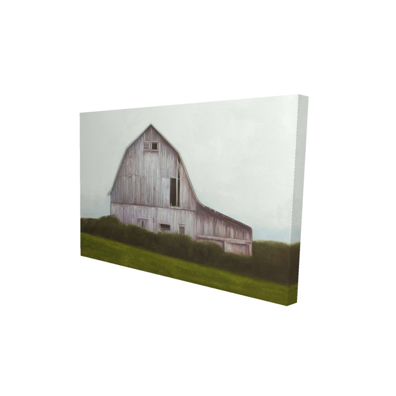 Rustic Barn - toile de ferme beige pour la décoration intérieure, H 24 po x l 36 po