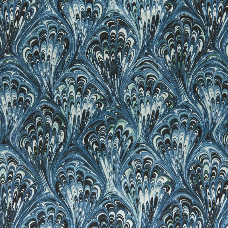 Botanica Pavone Fabric, Teal