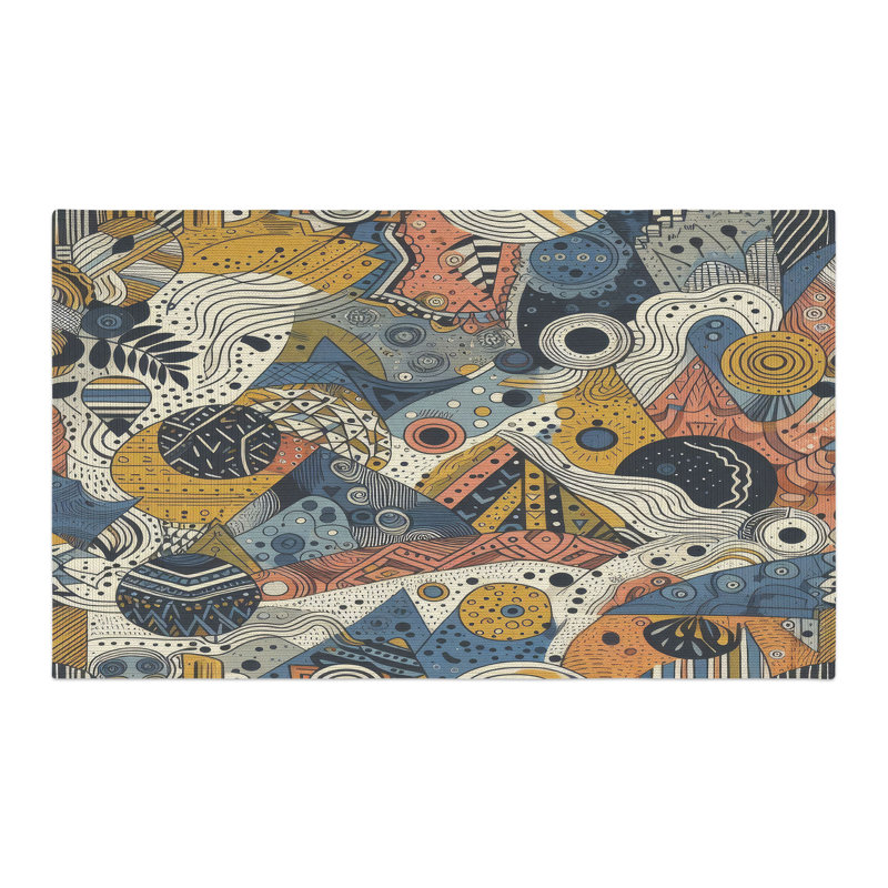 Tapis tressé Vivid Whirl, Rectangulaire 3 pi x 5 pi