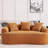 Curved Upholstered Sofa-426498707
