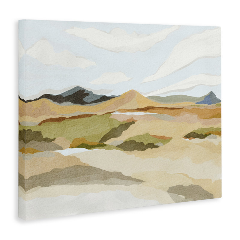 «Rocky Hill Landscape», art mural par Nikita Jariwala, H 16 po x l 20 po