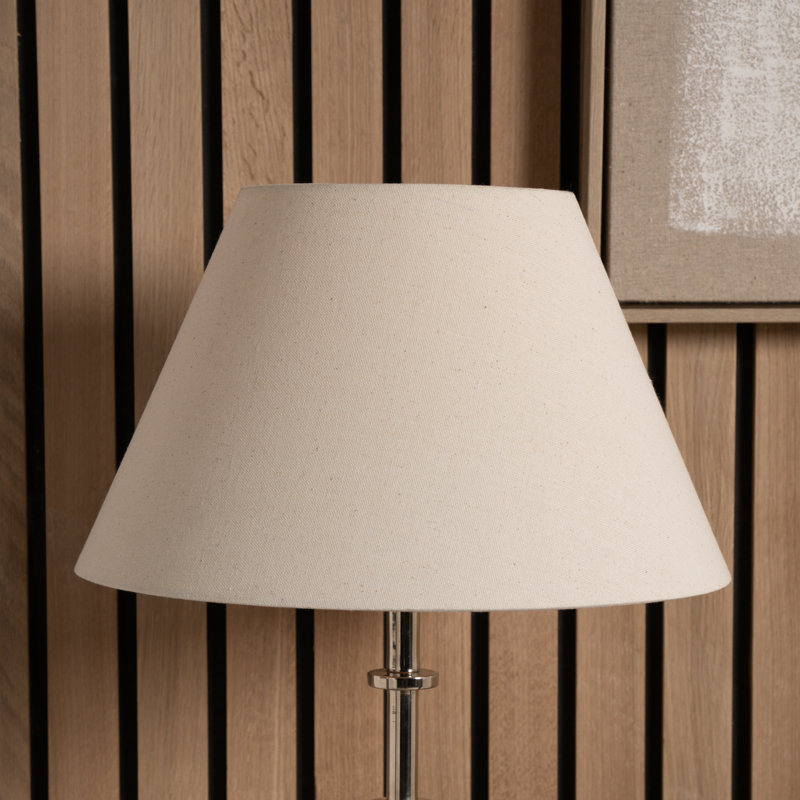 Deason Linen Empire Lamp Shade, 25cm H x 40cm W x 40cm D