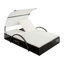 Double chaise longue d'extérieur avec dossier réglable et table d'appoint cachée avec auvent incurvé pour parasol-103344157