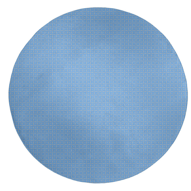 Chenille Indoor Rug, Round 5'