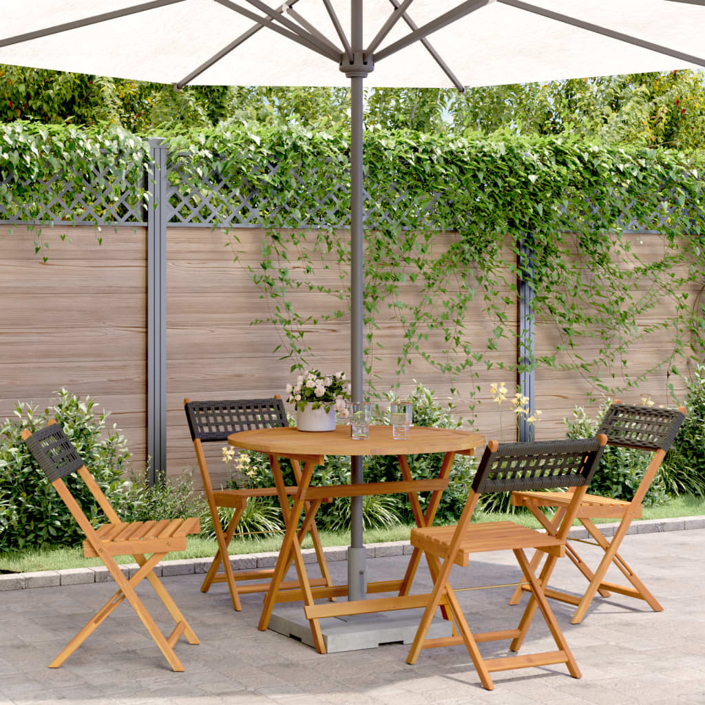 Round 5 - Piece 4 - Person 90Cm L Outdoor Table Set