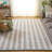 Vermont 951 Flatweave Wool/Cotton Geometric Rug in Green/Ivory-108596752-125117936