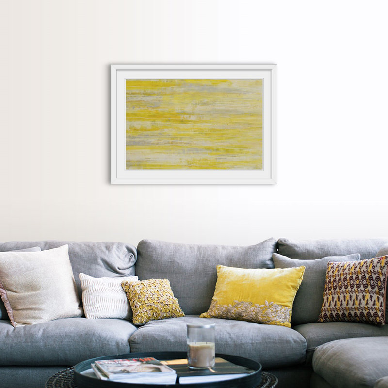 Highland Breeze by Erin Ashley - Print, White Framed, 30" H x 44" W x 1" D