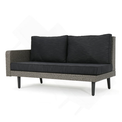 SOFA SET -RIGHT ARMREST - GREY