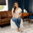 Mercer41 Paran Accent Pouf - Fluffy Faux Fur Ottoman For Modern Interior Design-5787060-5787050
