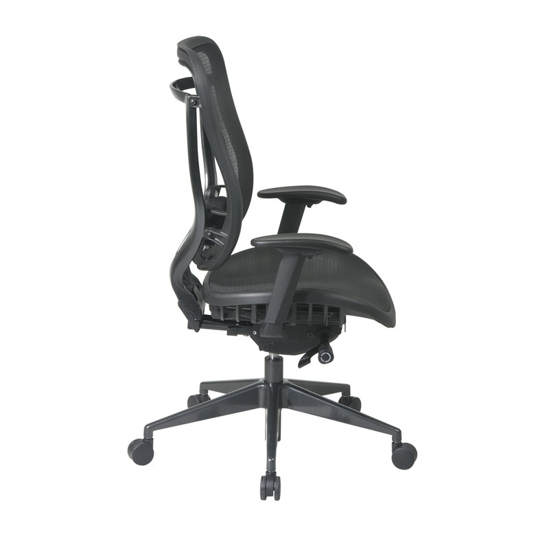 SPACE Mesh Task Chair, Matrex Back and Matrex Seat, Gunmetal Finish Base