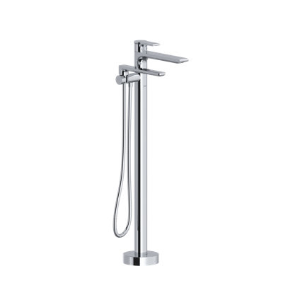 Fresk Single Hole Floor Mount Tub Filler Trim