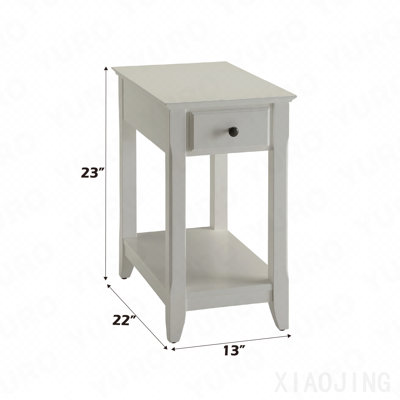 Accent Table, Bertie White Finish