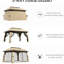 Pavillon de jardin 10 pi x 13 pi avec filet, beige Grande et spacieuse pour 8 personnes. Toit ventilé, jardin à cadre en acier, pelouse, terrasse dans la cour. Assemblage du pavillon de jardin, filet à baldaquin beige. 2 nécessaires